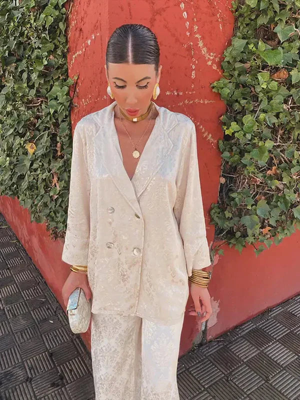 Eloise | Elegant Jacquard Blazer