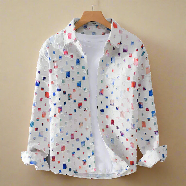 Fernando - Stylish Mosaic Print Shirt