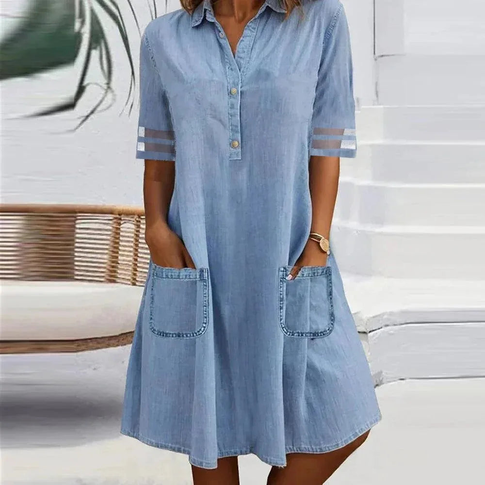 Jeanina® | Lightweight Denim Dress