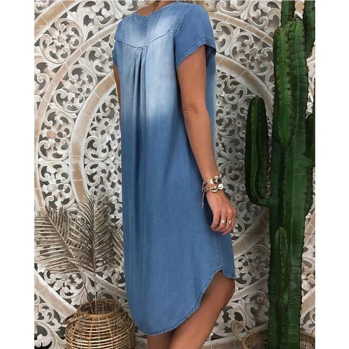 Jeanina™ | Easygoing Denim Summer Dress