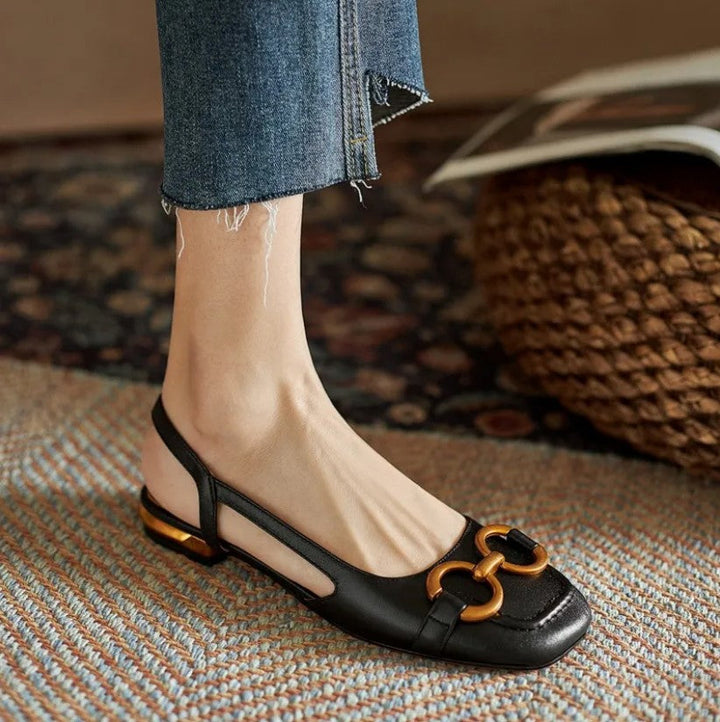 Brenna™ Leather Orthopedic Buckle Sandals