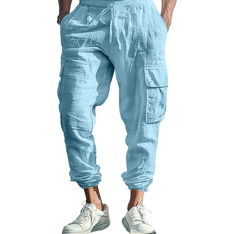 Hayes Linen Cargo Pants