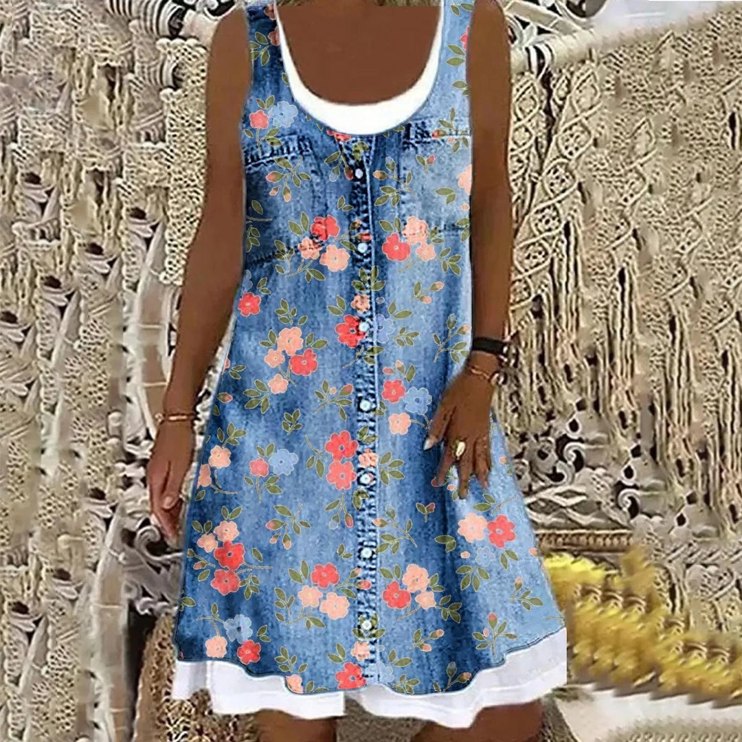 Jeanina™ | Chic and Comfortable Denim Dress