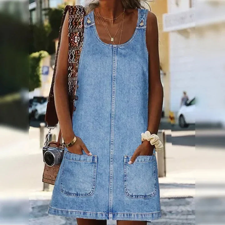 Jeanina™ | Lightweight and Versatile Denim Summer Dress