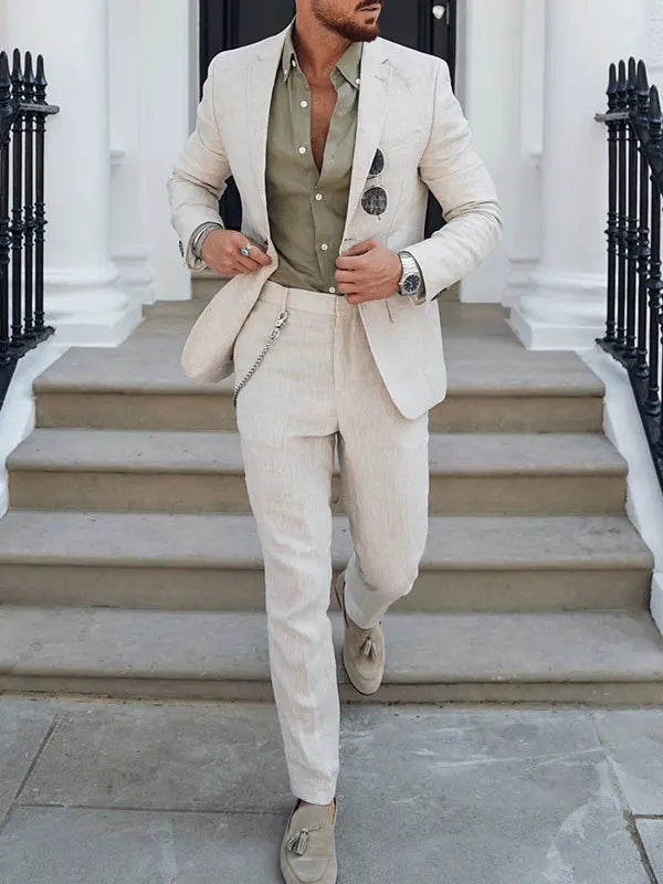 Connery Linen Men's Suit