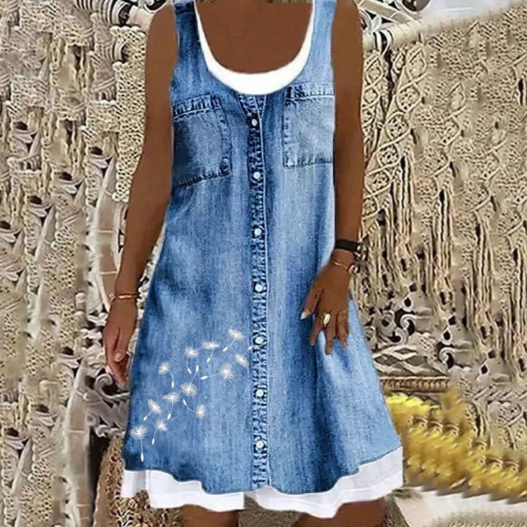 Jeanina™ | Chic and Comfortable Denim Dress
