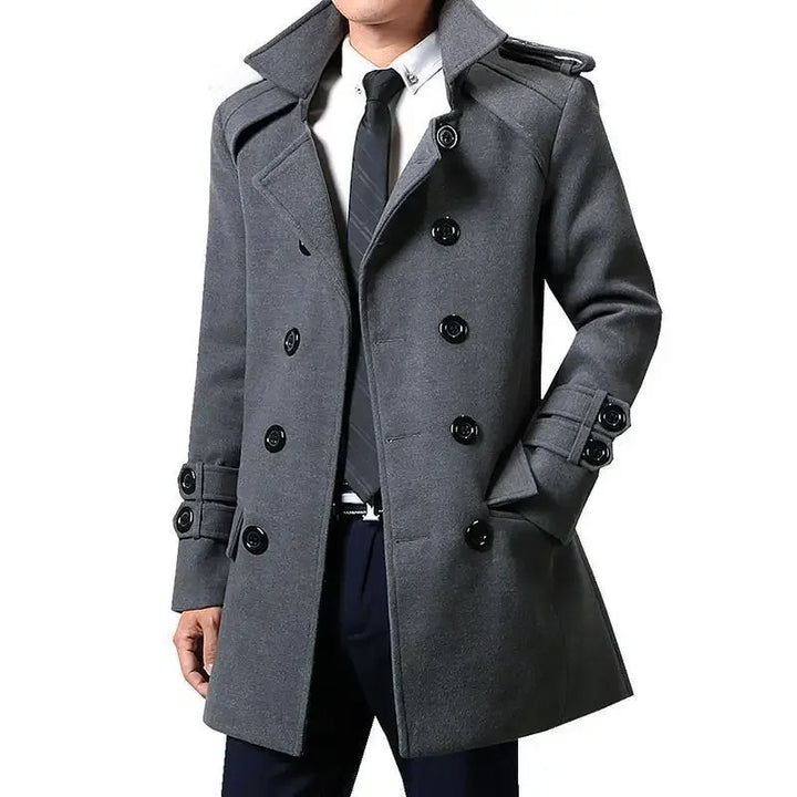Talbot | Double-breasted Mid-length Trench Coat