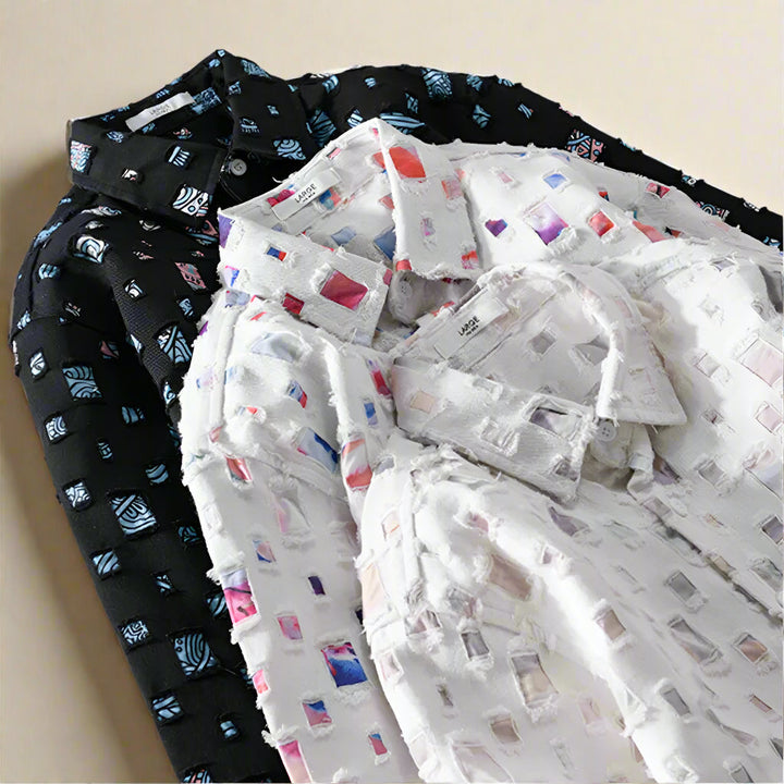 Fernando - Stylish Mosaic Print Shirt