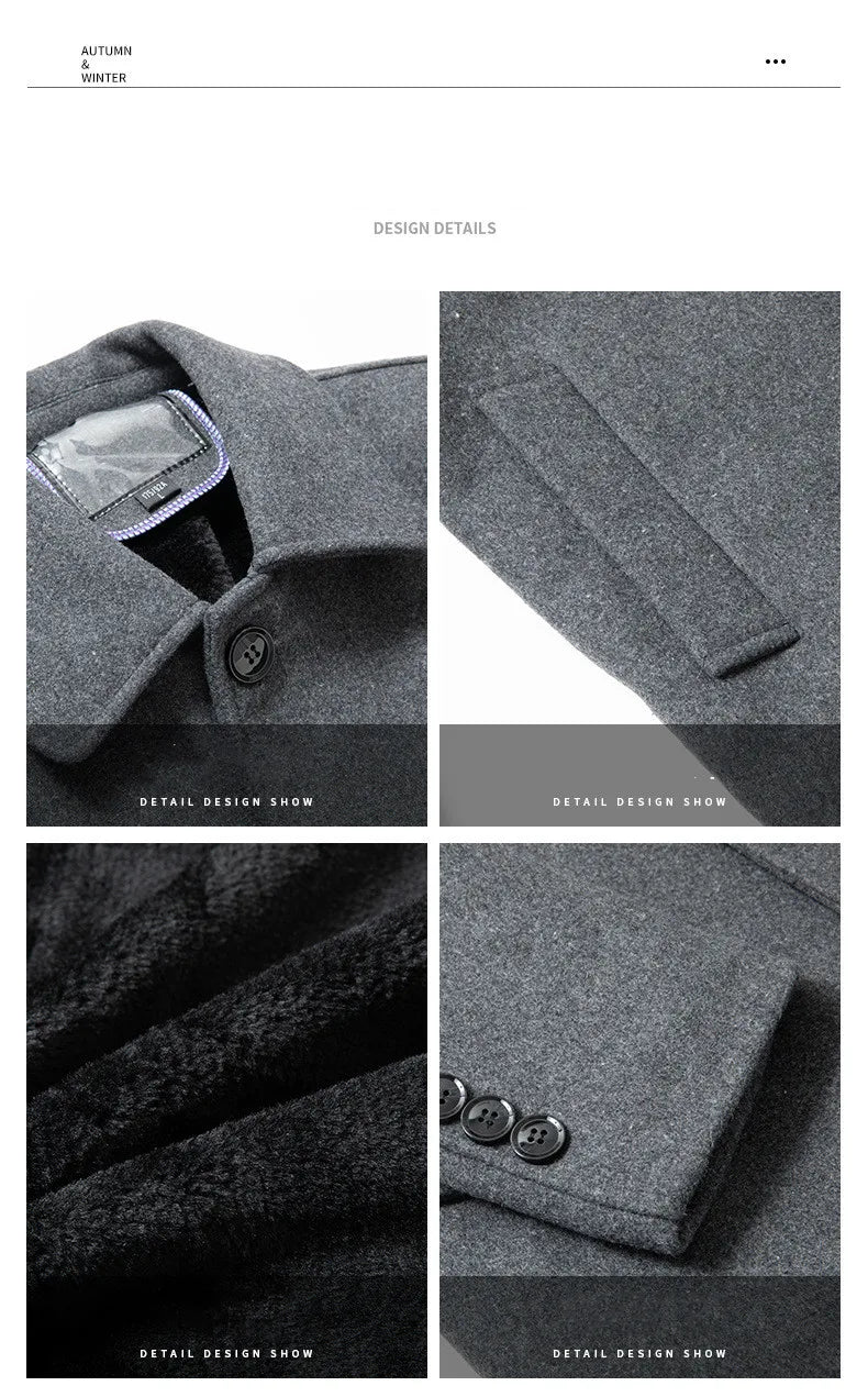 Baron | Slim Fit Overcoat