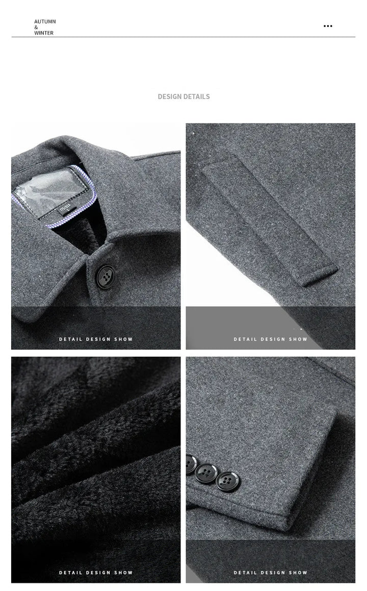Baron | Slim Fit Overcoat