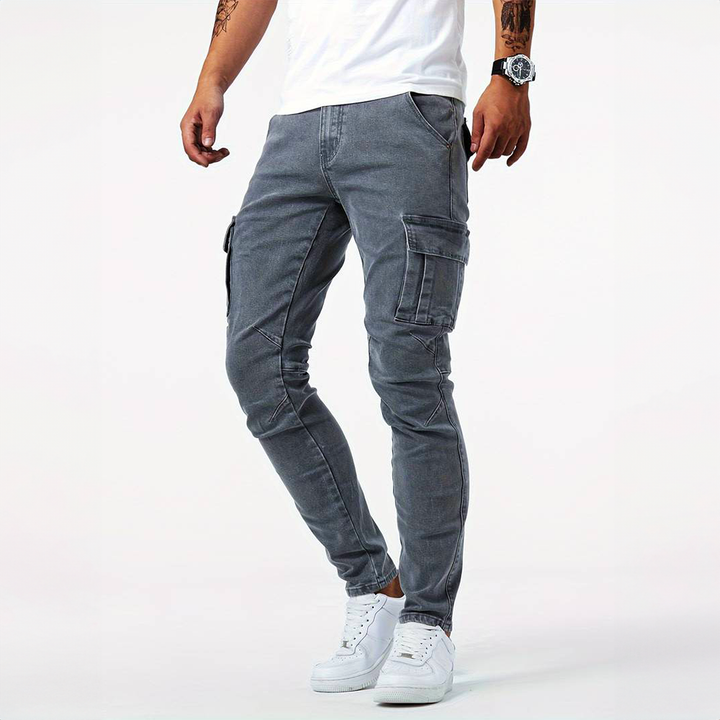 Metro Denim Cargo Jeans