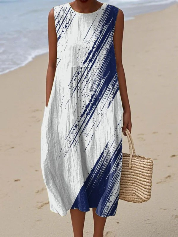Elena - Casual Midi Dress for Everyday Wear