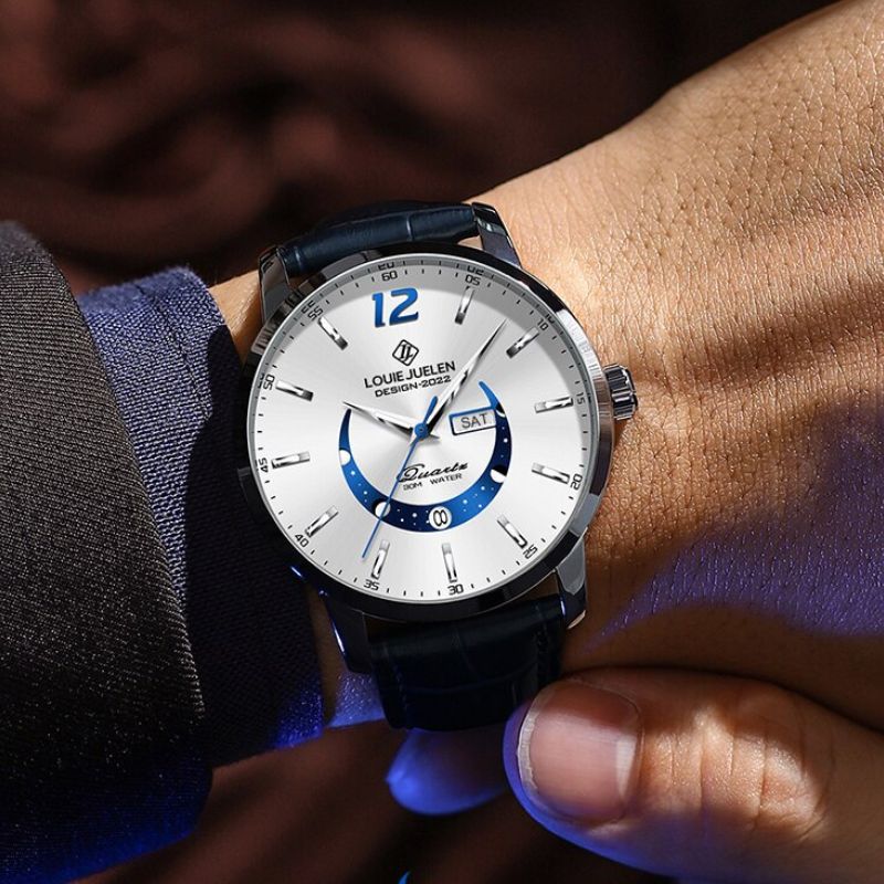 Chic Moonphase Timepiece