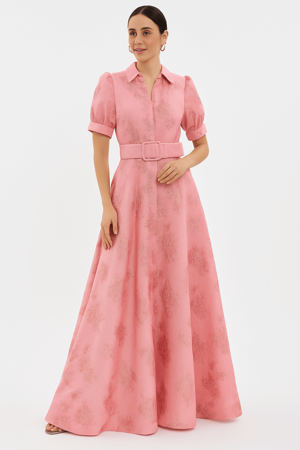 Vivian - Short Puff Sleeves Dress