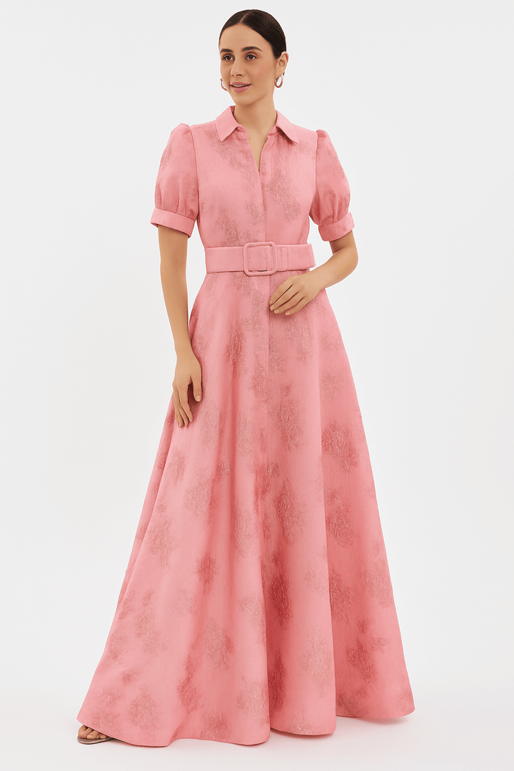 Vivian - Short Puff Sleeves Dress