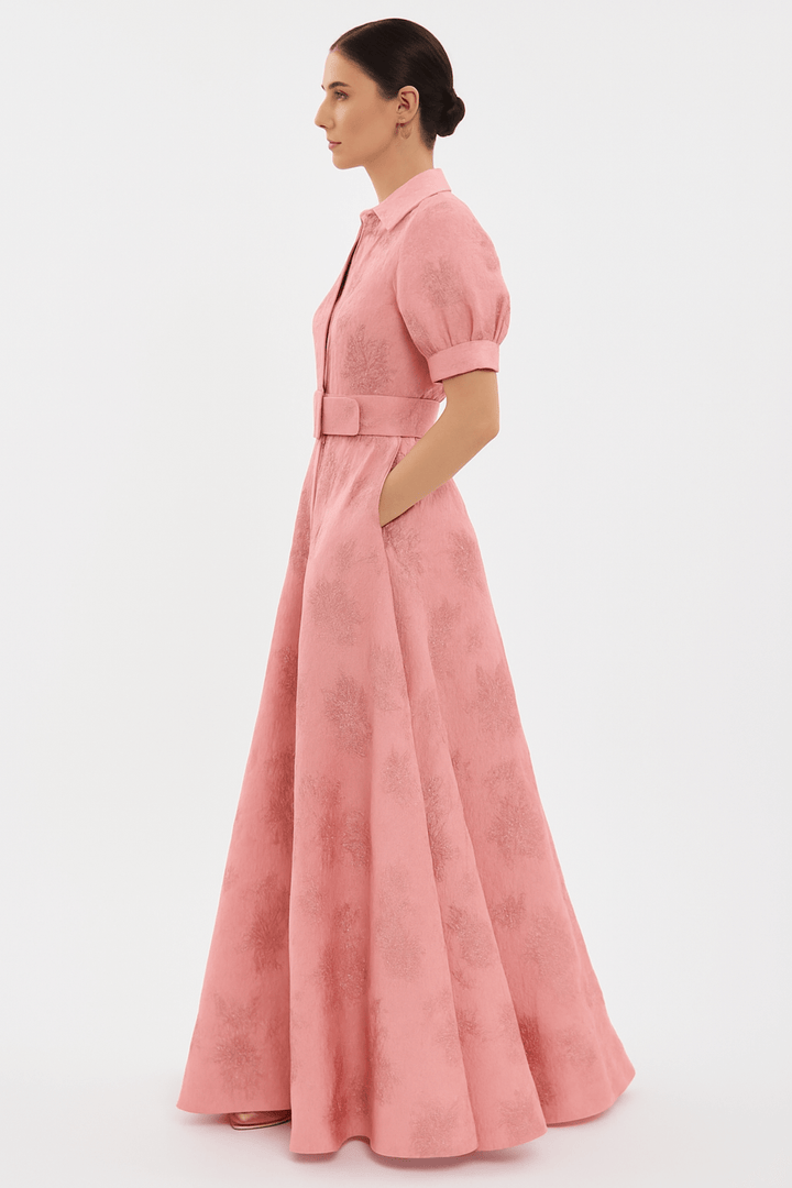 Vivian - Short Puff Sleeves Dress