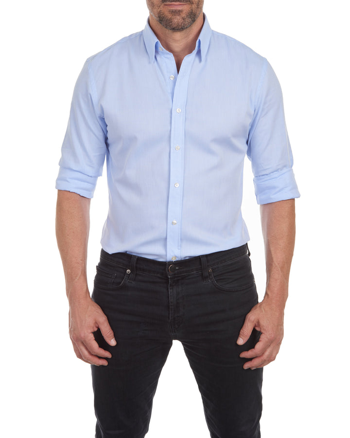 Desmond | Men's Fitted Zip-Up Shirt