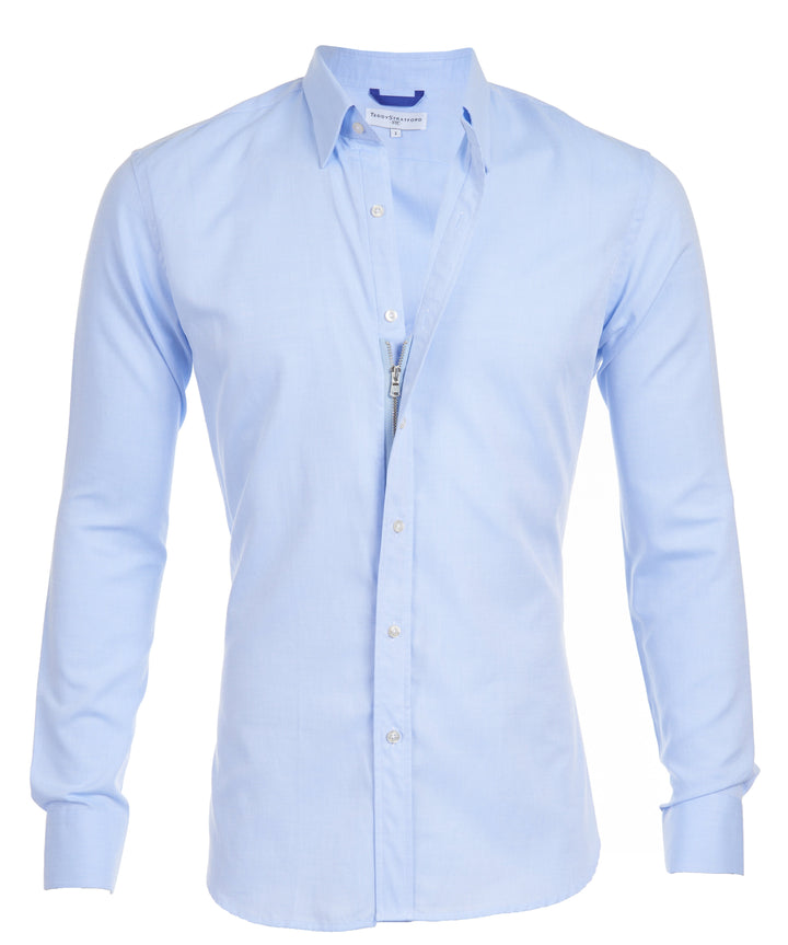 Desmond | Men's Fitted Zip-Up Shirt