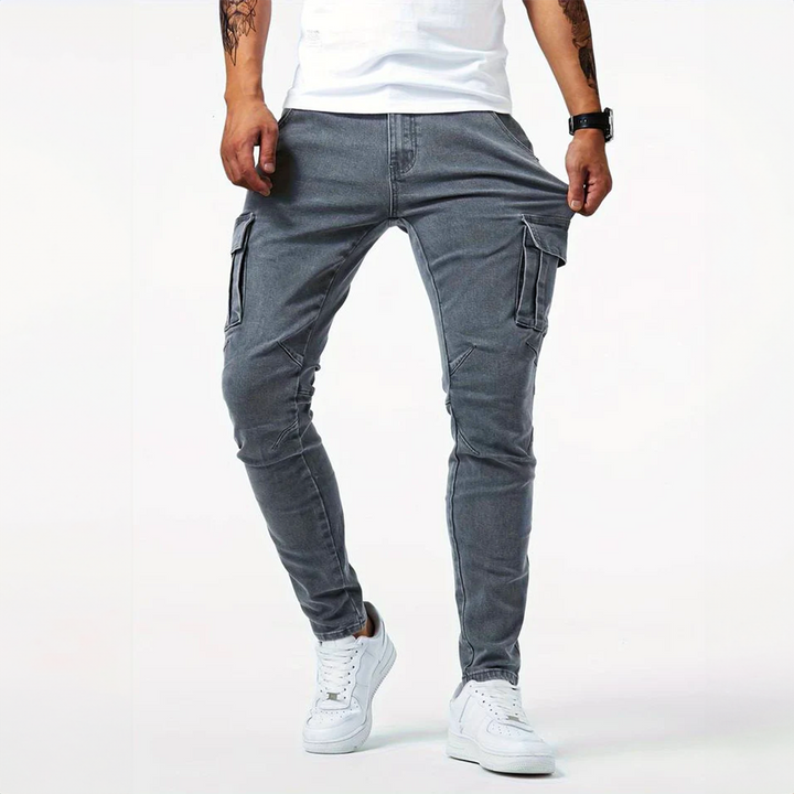 Metro Denim Cargo Jeans