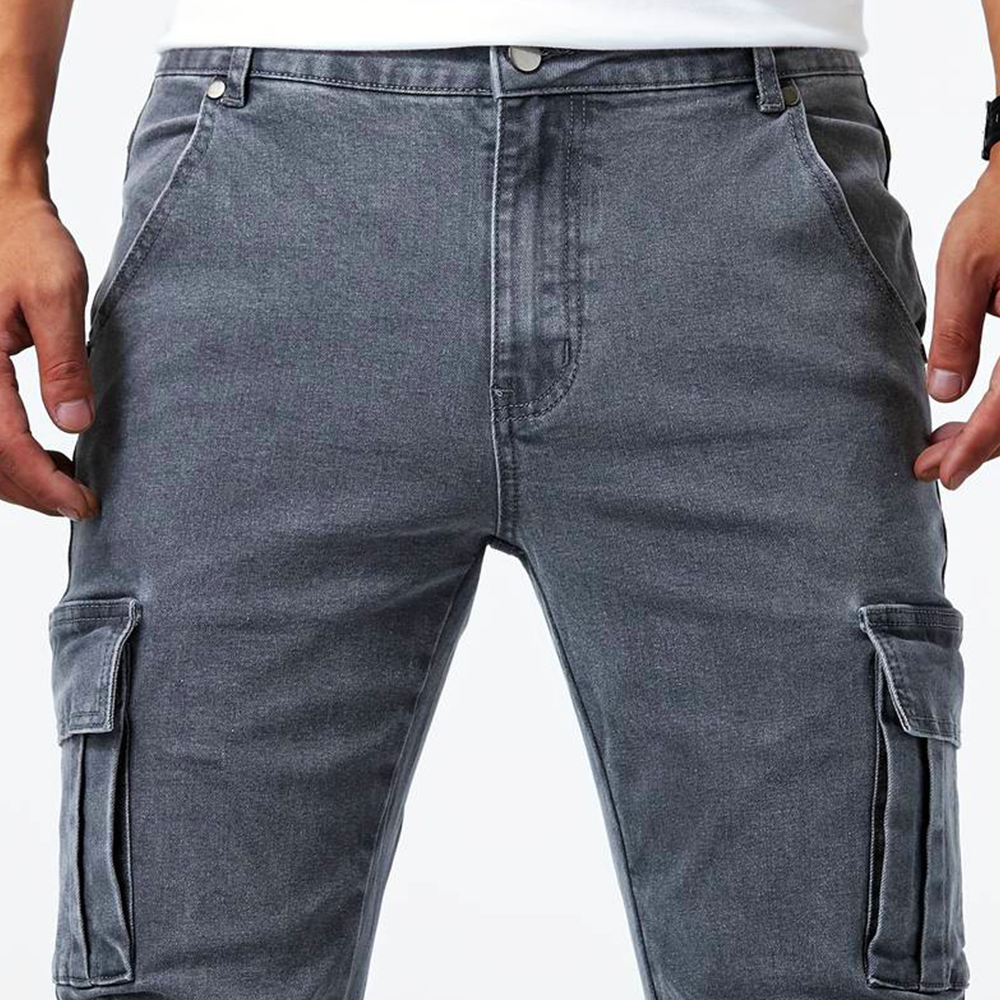 Metro Denim Cargo Jeans