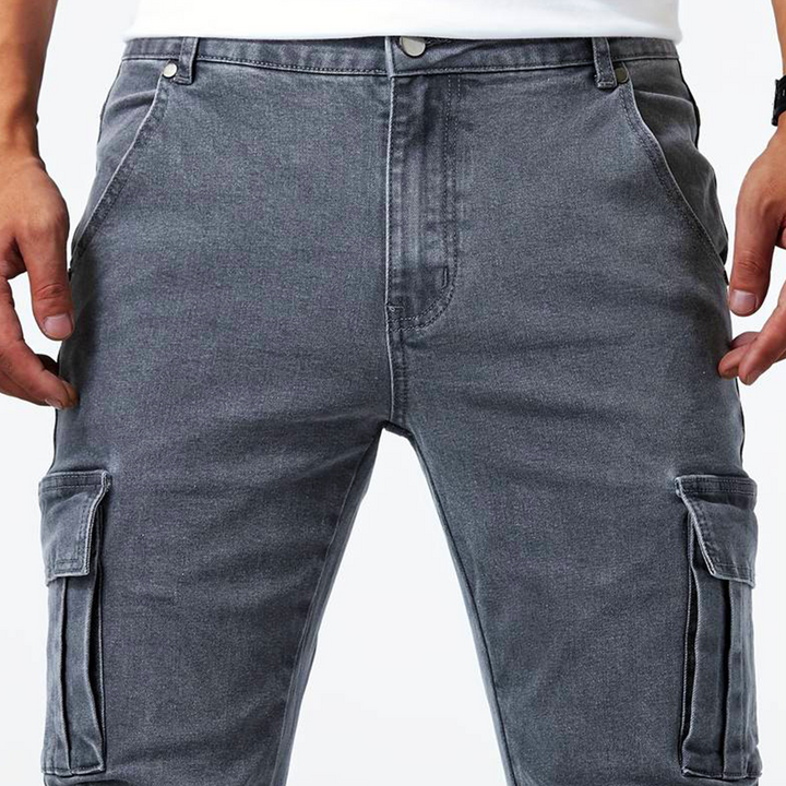 Metro Denim Cargo Jeans