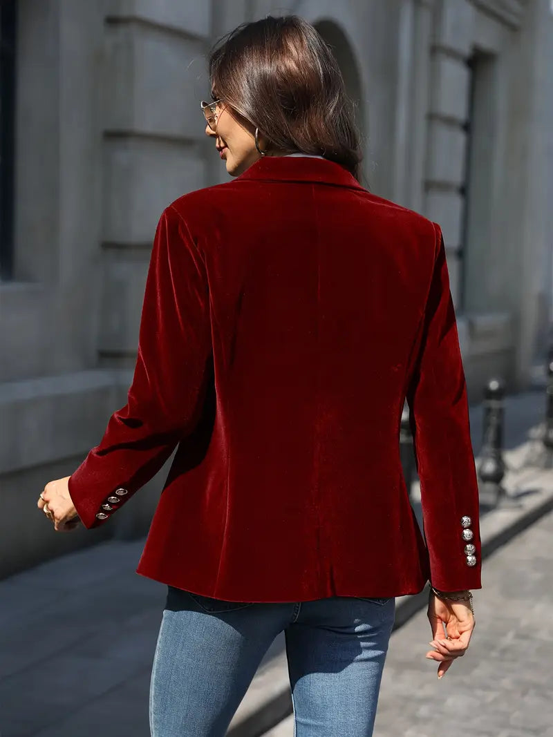Penelope™ | Elegant velvet blazer