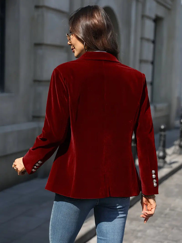 Penelope™ | Elegant velvet blazer