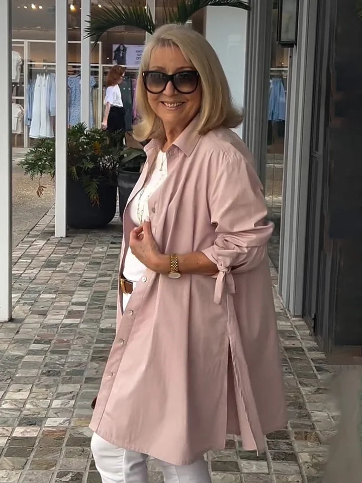 Carlina | Stand Collar Shirt Jacket