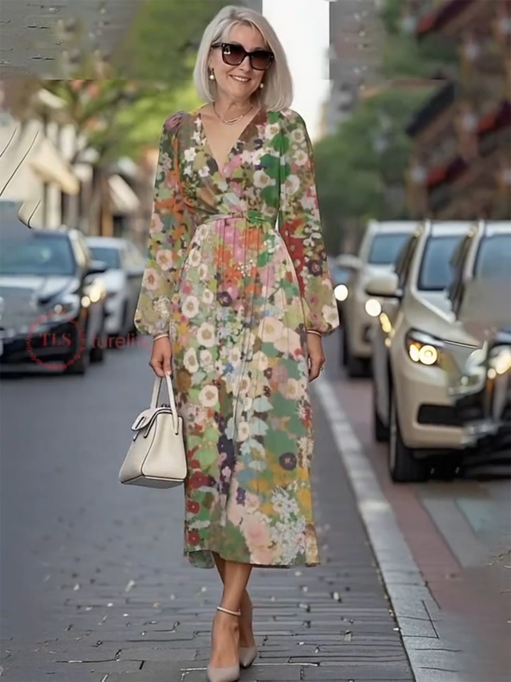 Meloni | Floral 3D Print Maxi Dress