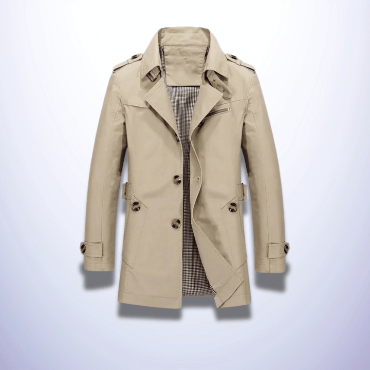 LEDUNTINO Long Section Trench Coat