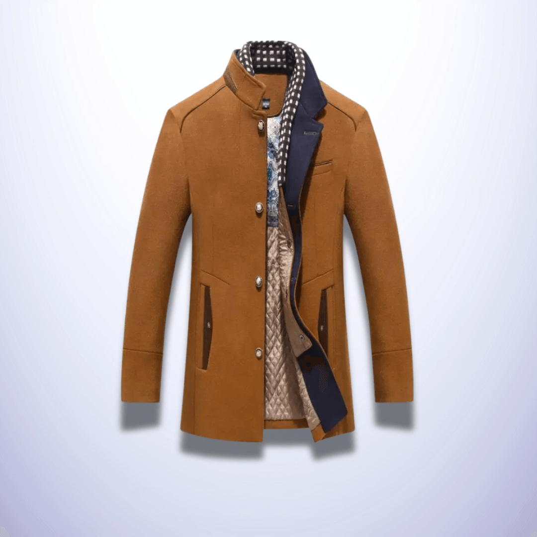 Exeter | Winter Coat with Thickened Scarf Collar