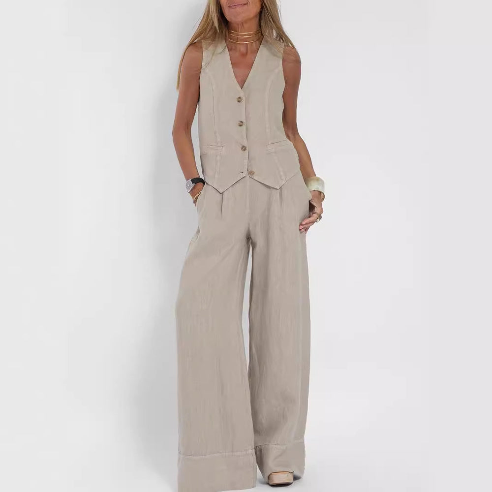 Celine Vest & Pants Set