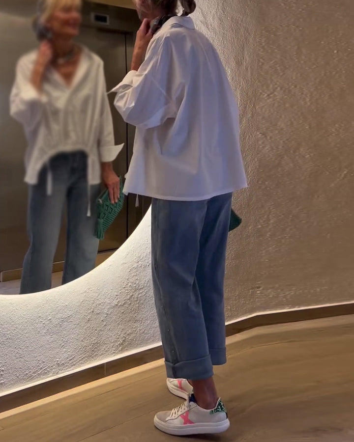 Germaine Hanging Plain Blazer Top