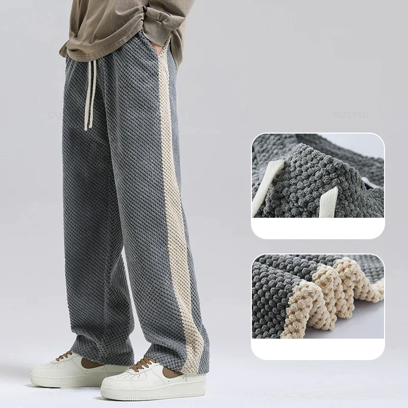 Bannon Waffle-Knit Corduroy Joggers
