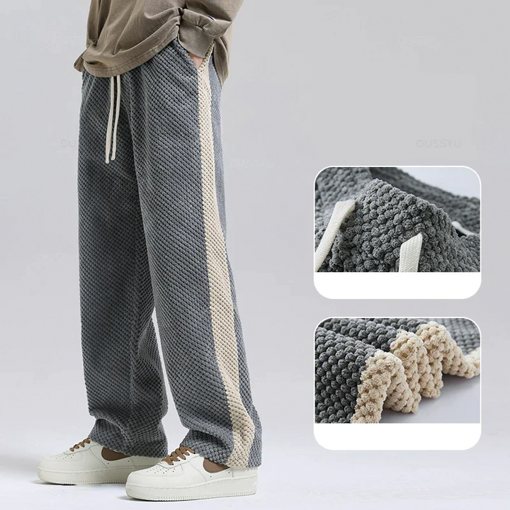 Bannon Waffle-Knit Corduroy Joggers