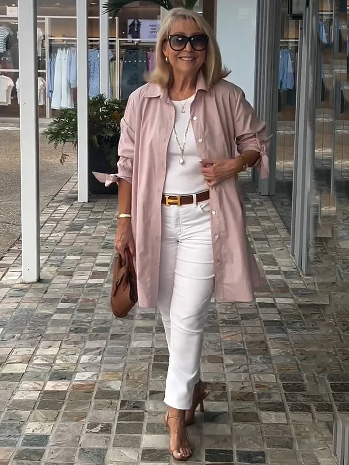 Carlina | Stand Collar Shirt Jacket