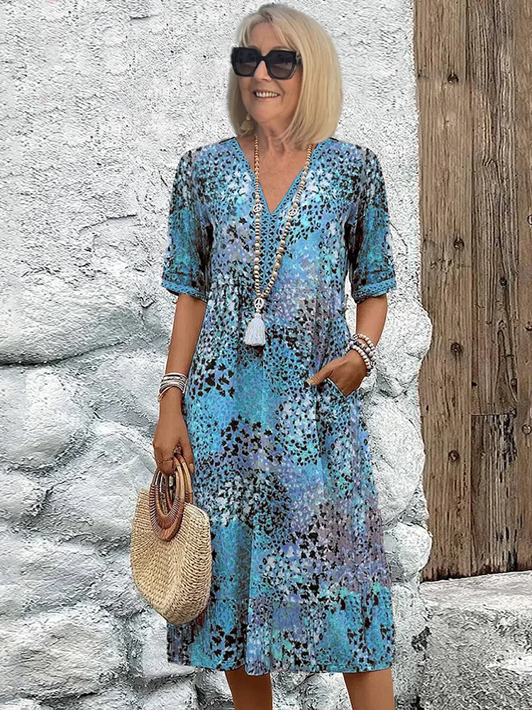 Medea™ Boho Midi Dress