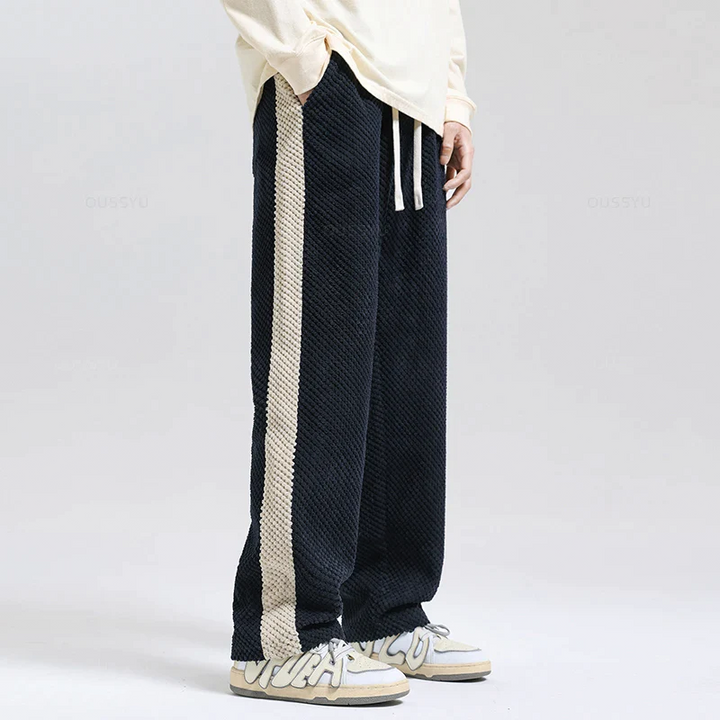 Bannon Waffle-Knit Corduroy Joggers