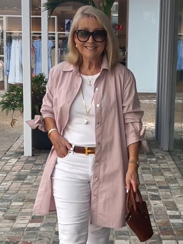 Carlina | Stand Collar Shirt Jacket