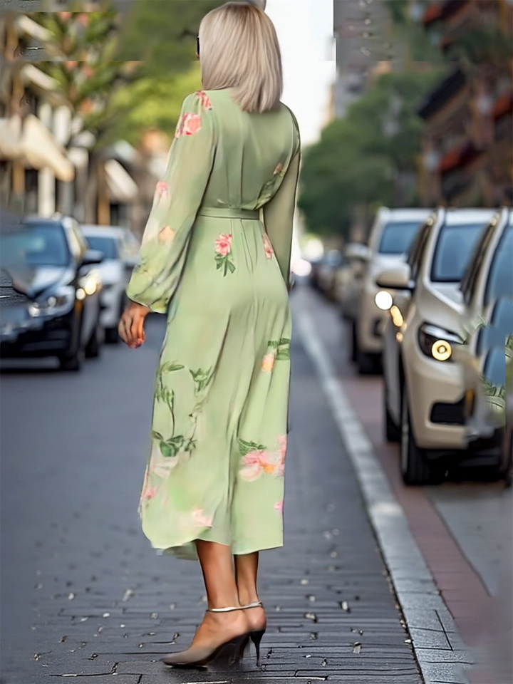 Meloni | Floral 3D Print Maxi Dress