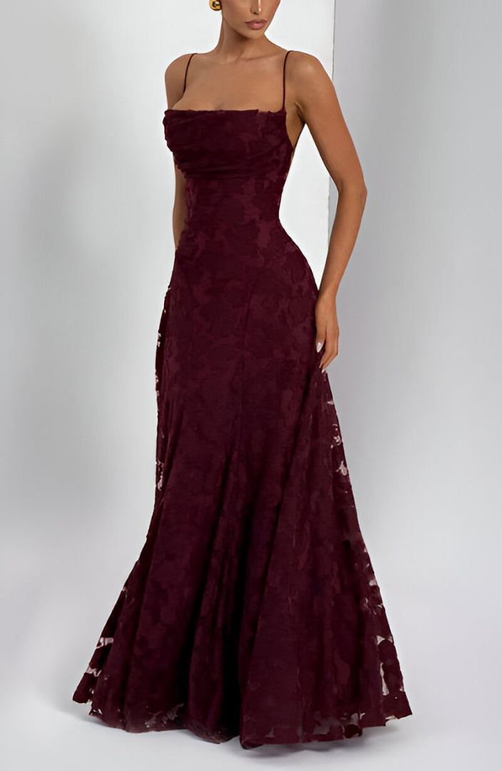Athena™ | Lace Corset Maxi Dress