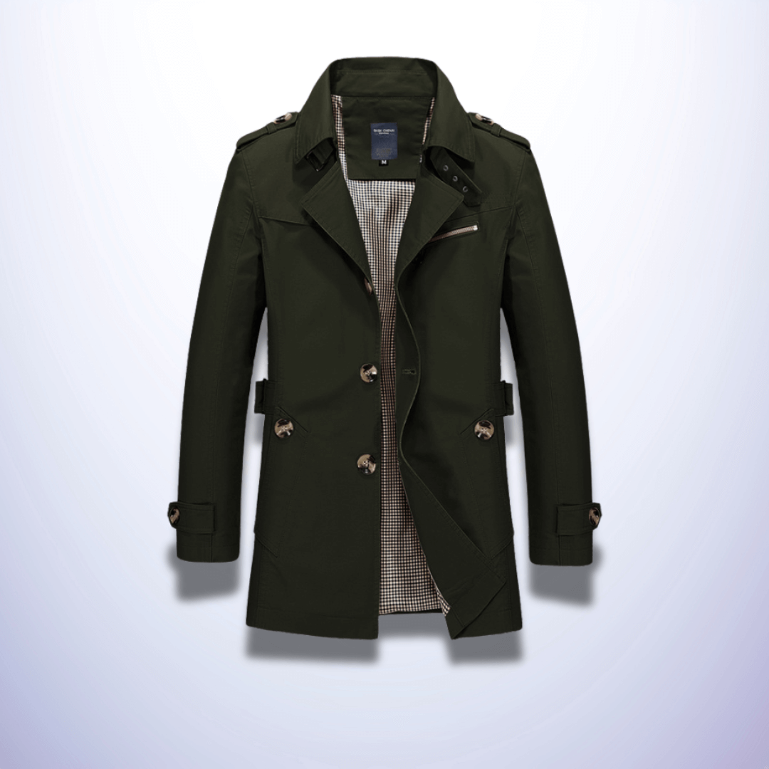 LEDUNTINO Long Section Trench Coat