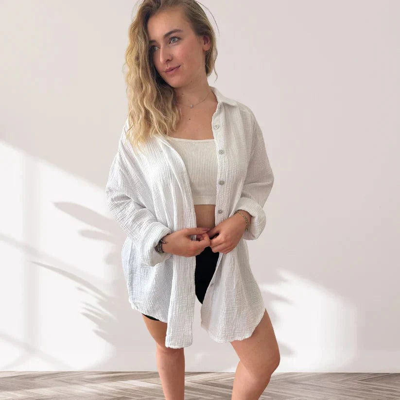 Fabi|Oversized Cotton Shirt