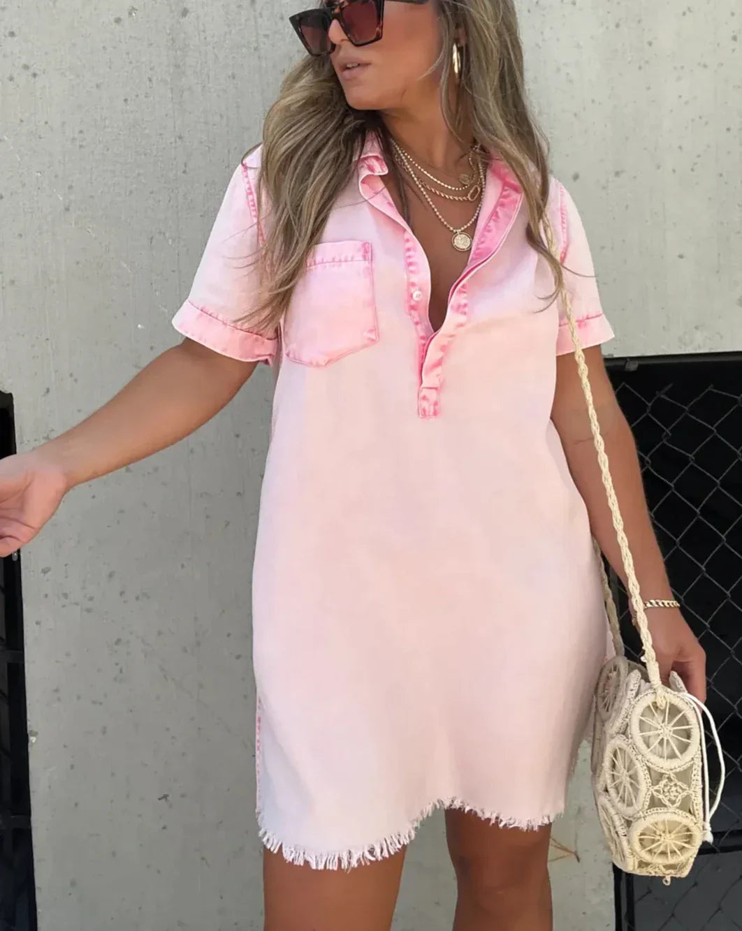 Adanni - Denim Shirt Dress Style