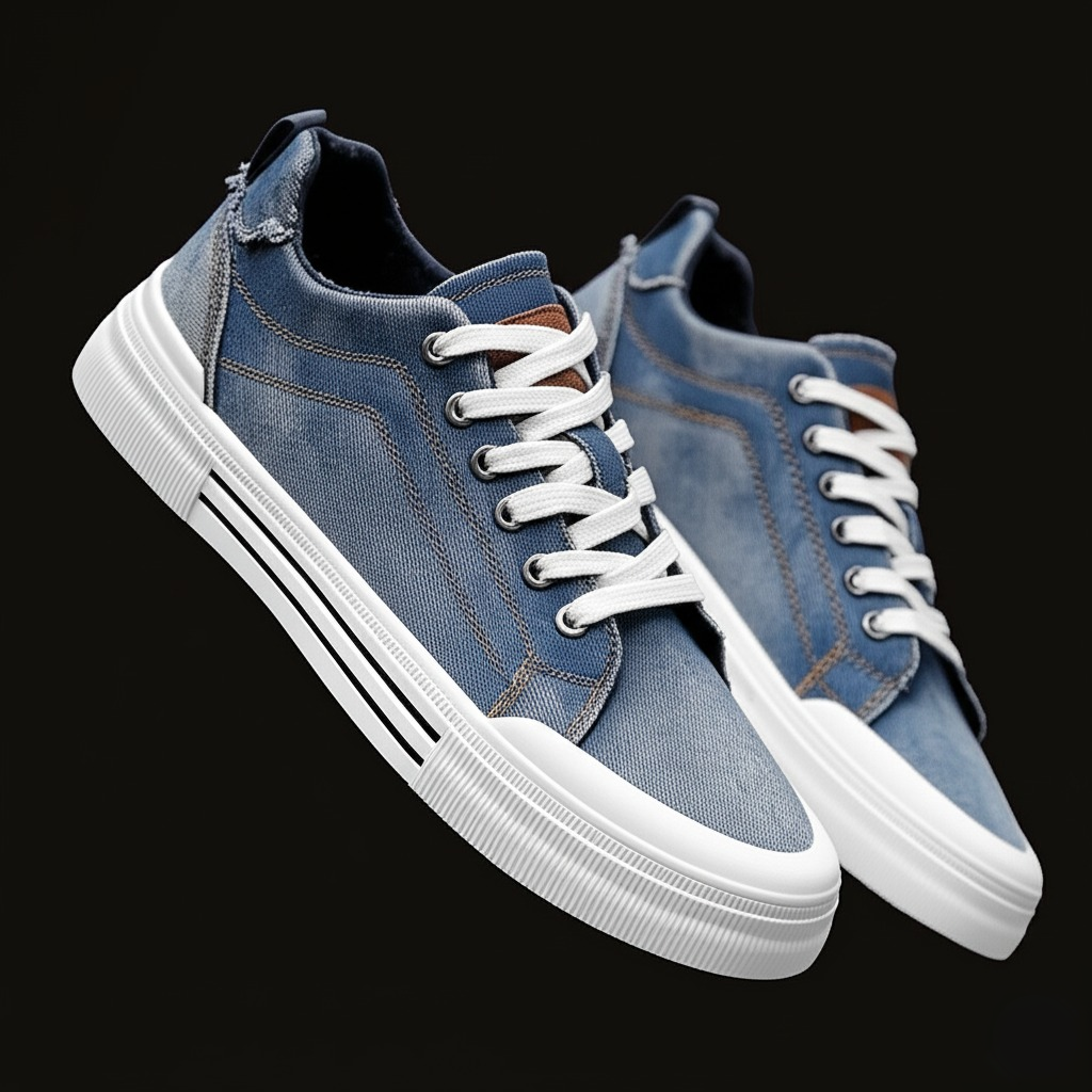Devon | Low-Top Denim Sneakers