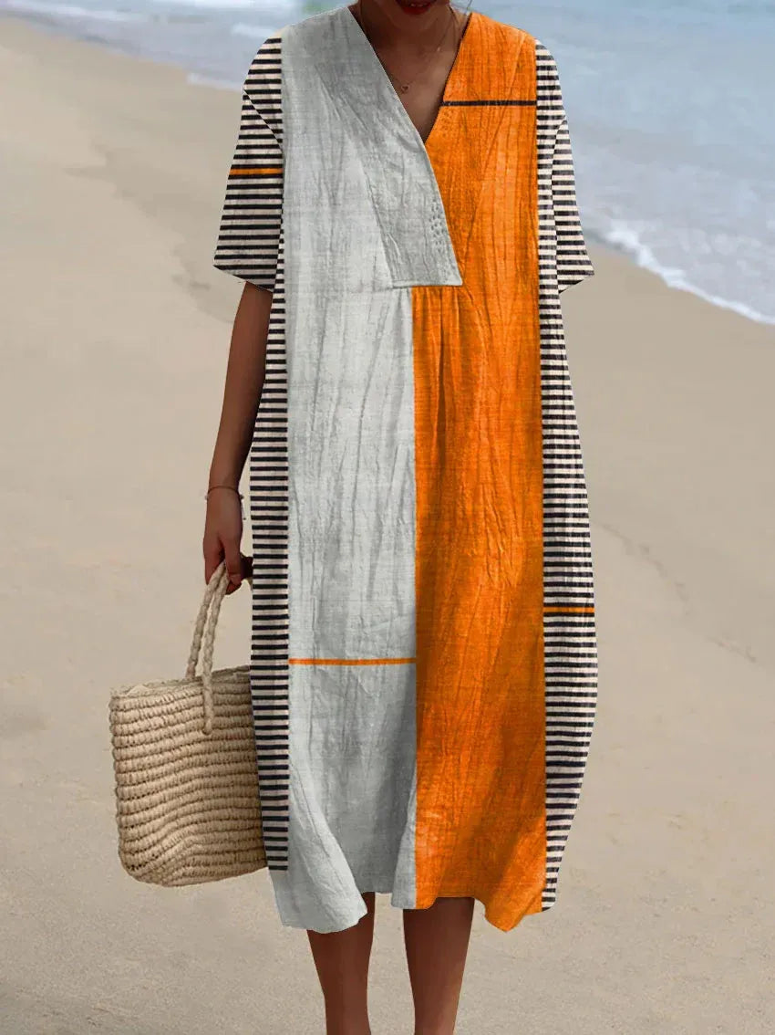 ESTHER - PRINTED MIDI DRESS