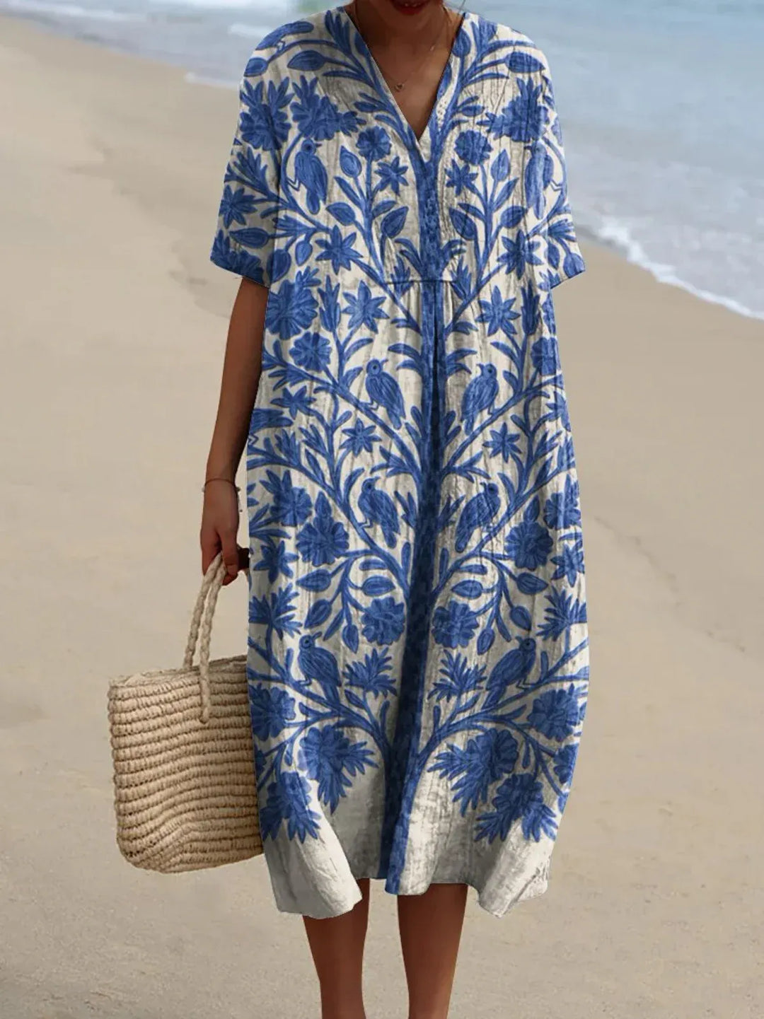 OLIVIA - MIDI PRINTED DRESS