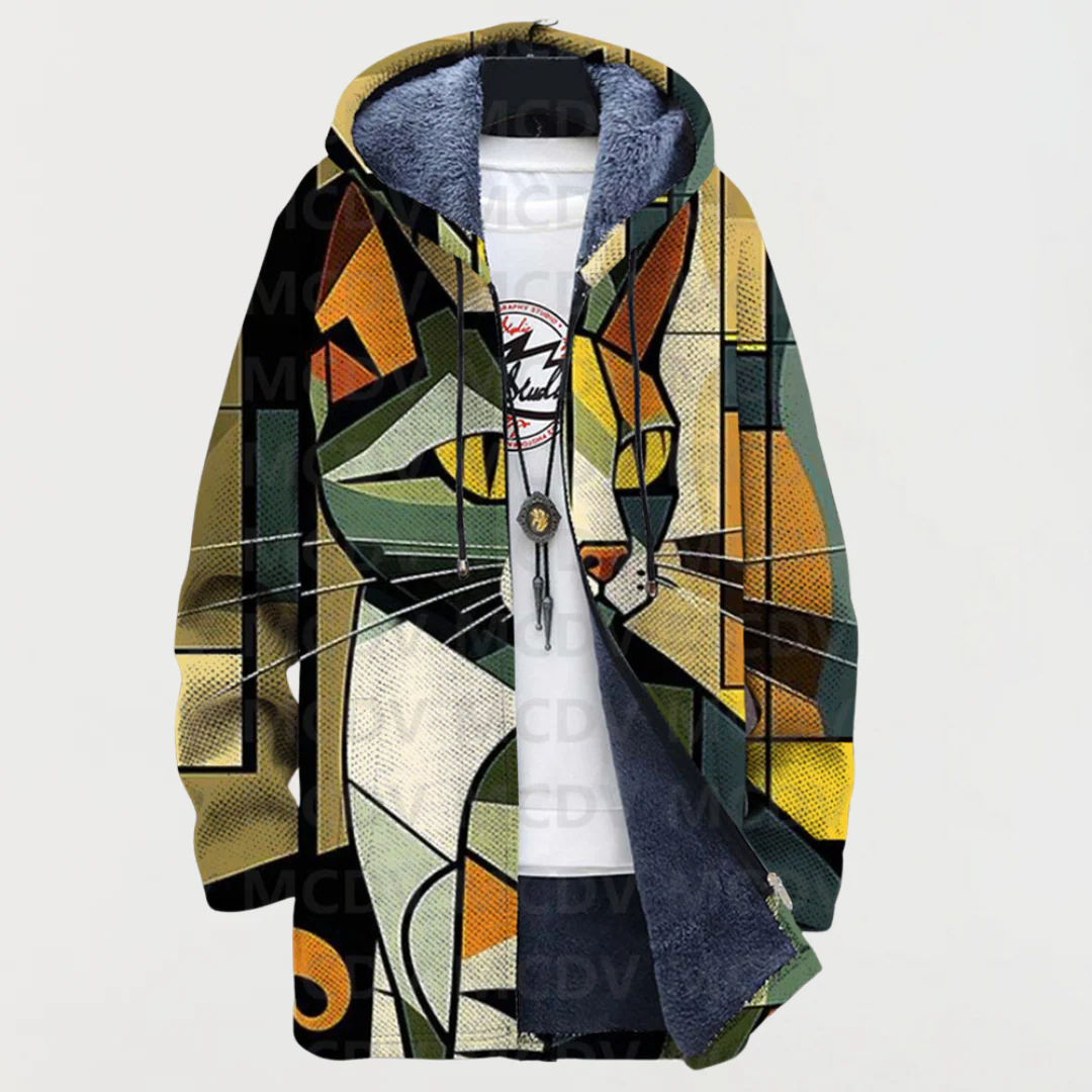 Ottavia - A Luxe Jacket Blending Timeless Elegance with Artistic Flair.