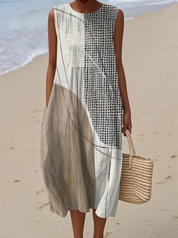 RUTH - MIDI DRESS WITH PRINT