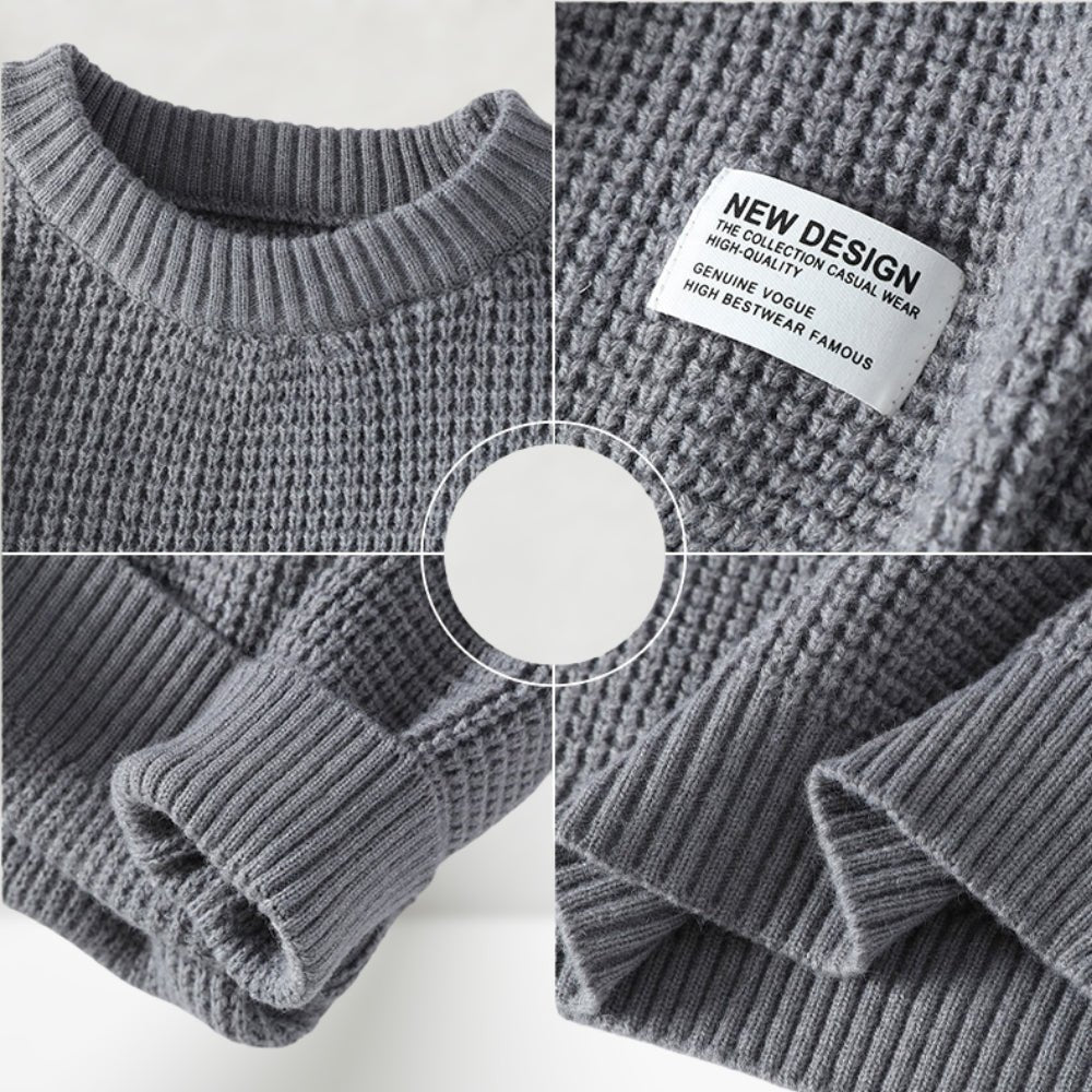 Rowan - Round Neck Knitted Sweater